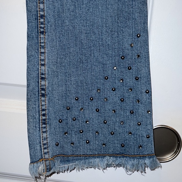 BEBE Rhinestone Jeans - Picture 6 of 13